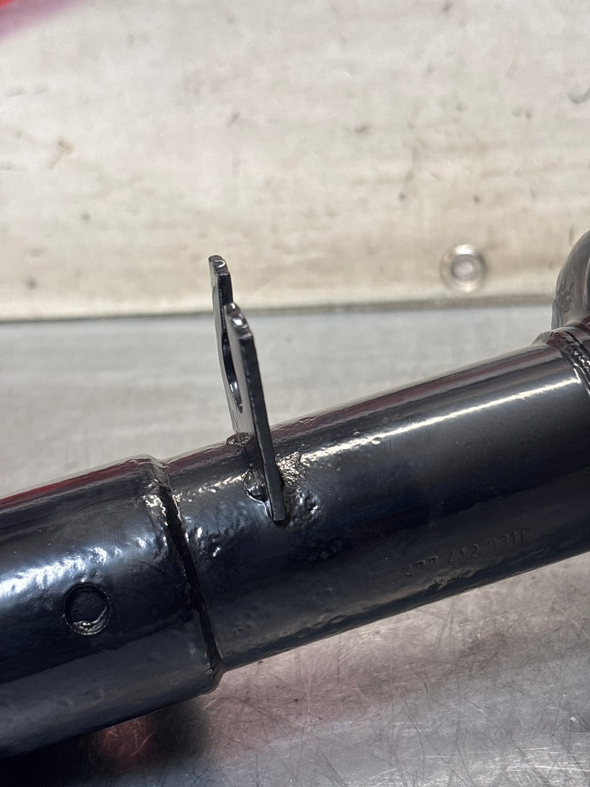 Porsche 924S / 944 left shock absorber strut, used 94434303111