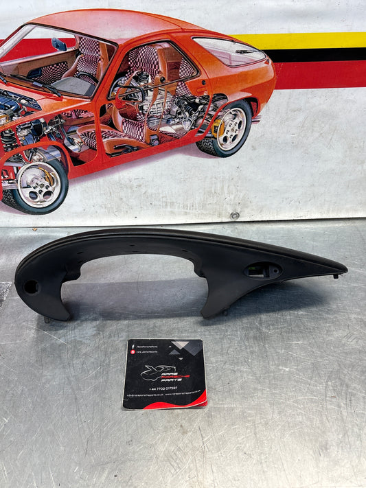 Porsche Boxster 986 dashboard cluster trim,black used 98655205500 / 98655205501