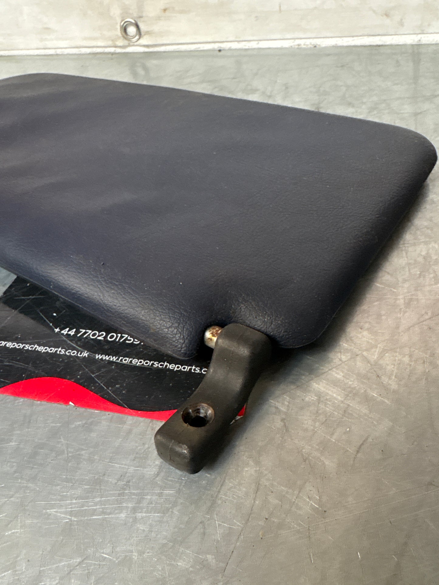Porsche 928 L+R rear sunvisor, marine blue, used 92873103504