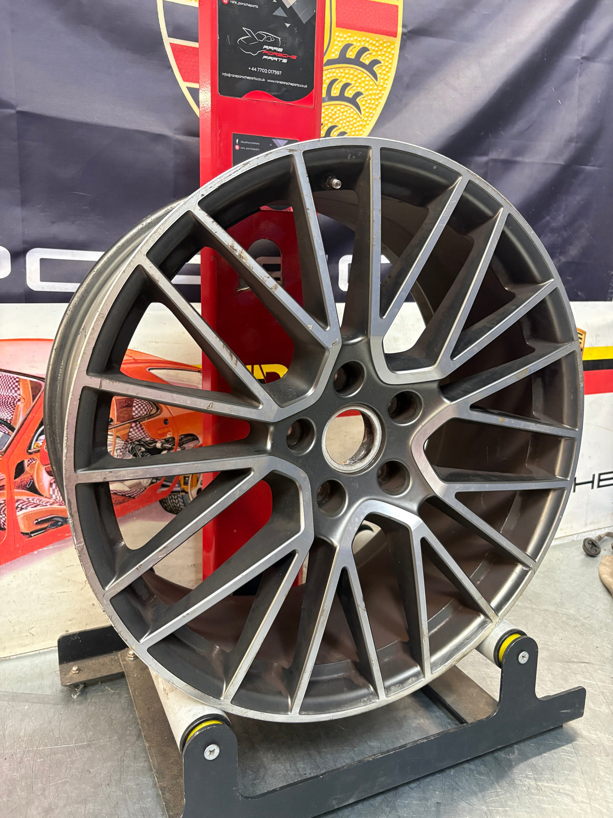 Porsche Cayenne RS spyder wheel, spares or repair 9Y0601025BF