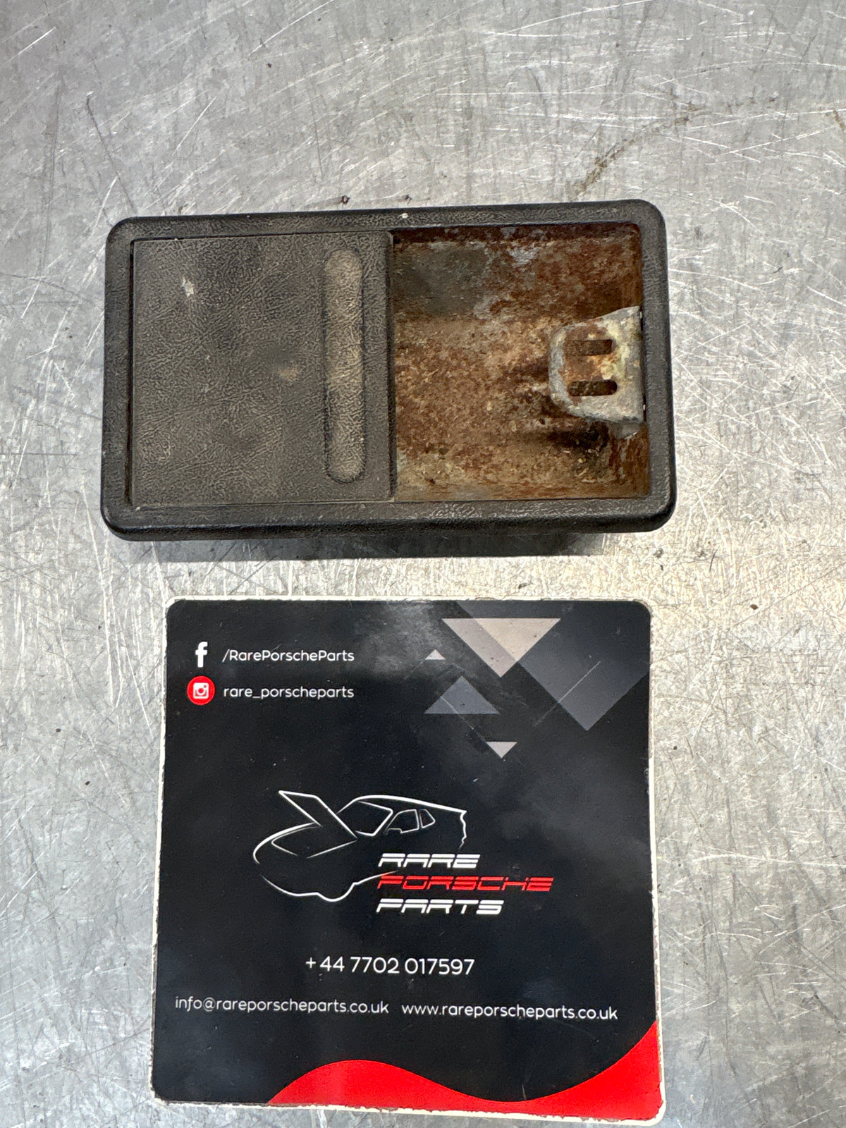 Porsche 924 76-79 black ashtray, 477857305, refurbished