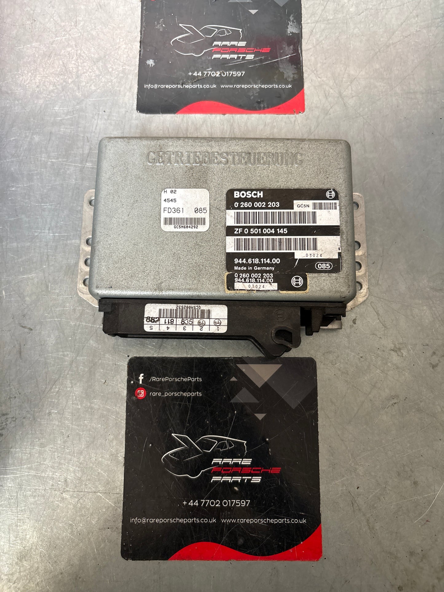 Porsche 968 Tiptronic automatic gearbox control unit, used 94461811400 / 0260002203