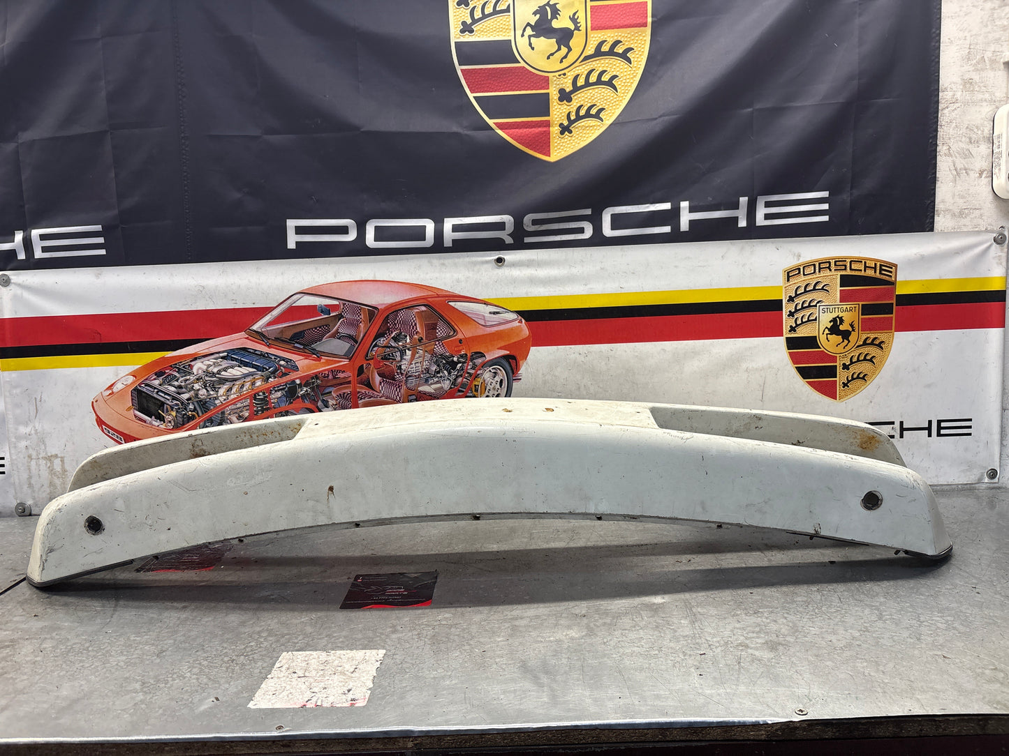 Porsche 928 front bumper cover panel, used 92850501306