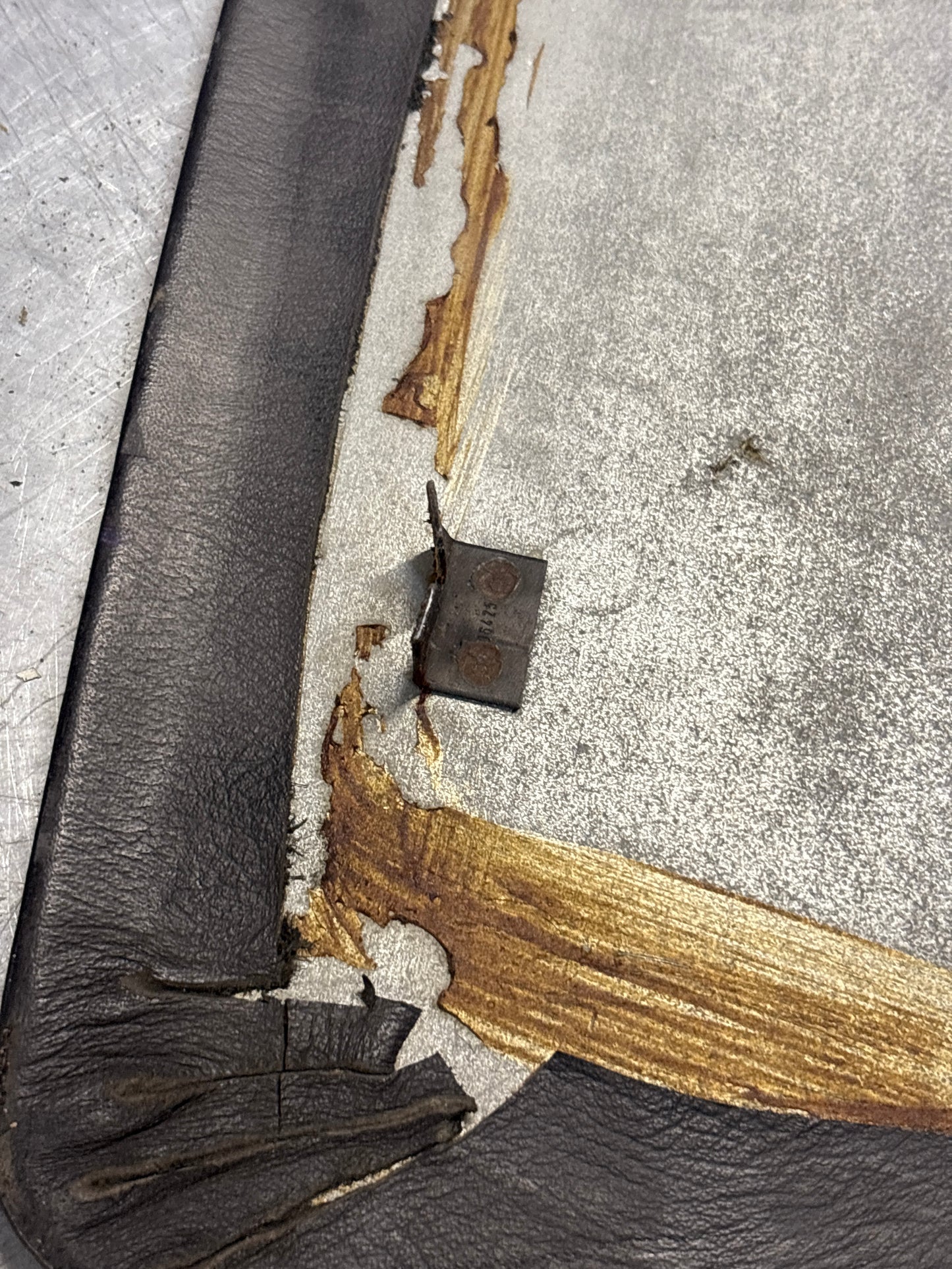 Porsche 928 sun roof headliner trim, black, used 92856406950KZ2