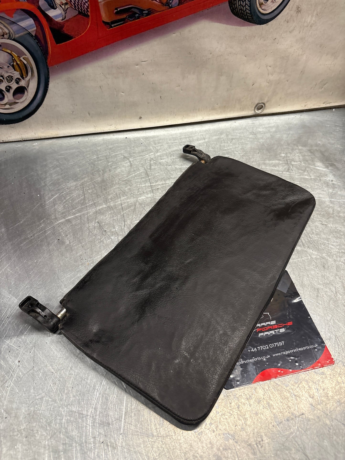 Porsche 928 L+R rear sunvisor, black, used 92873103504