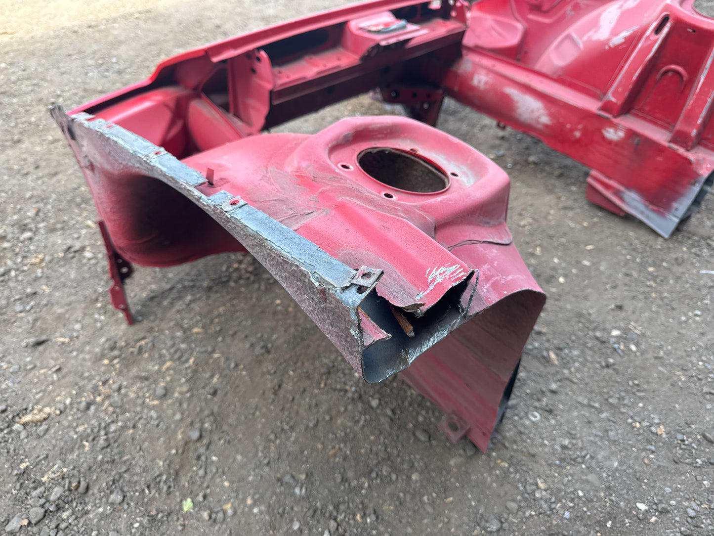 Porsche 924 Front End Cut, Used.
