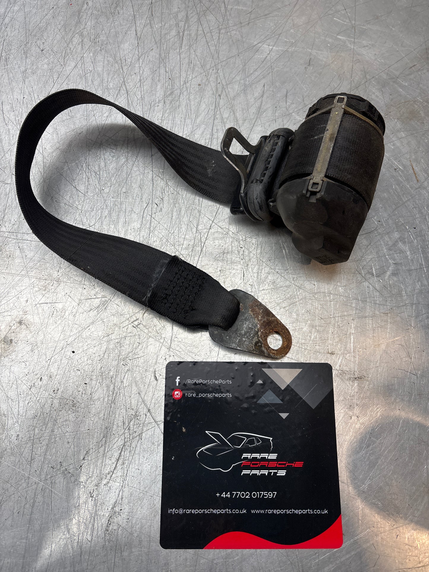 Porsche 944 Convertible Cabrio front left N/S seat belt 94180303312, used