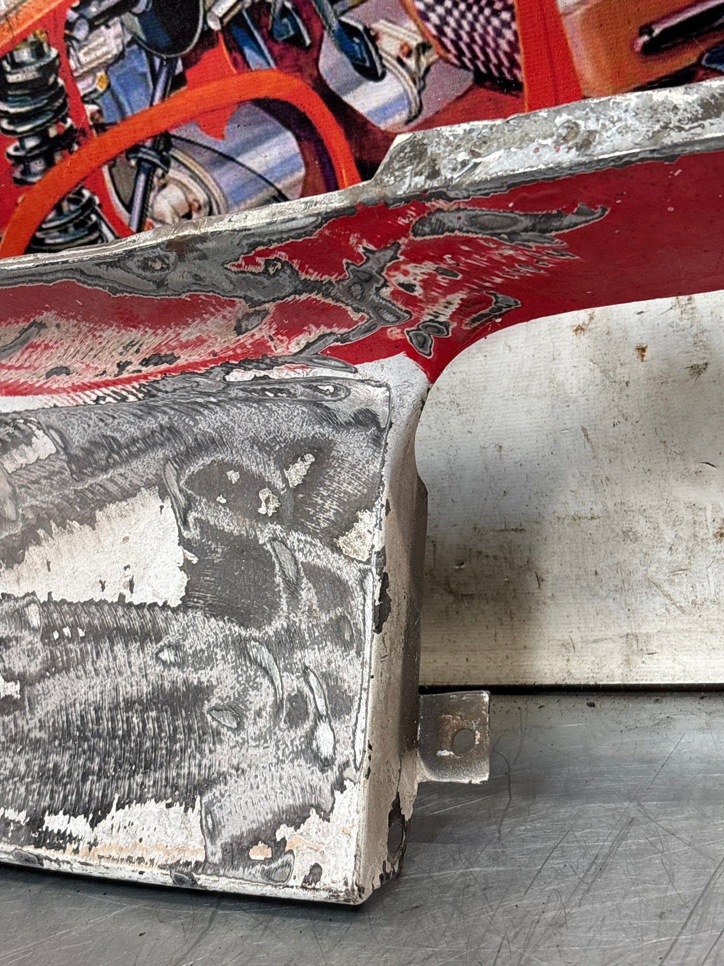 Porsche 924 Lower front valance, used, 94450303501 good condition