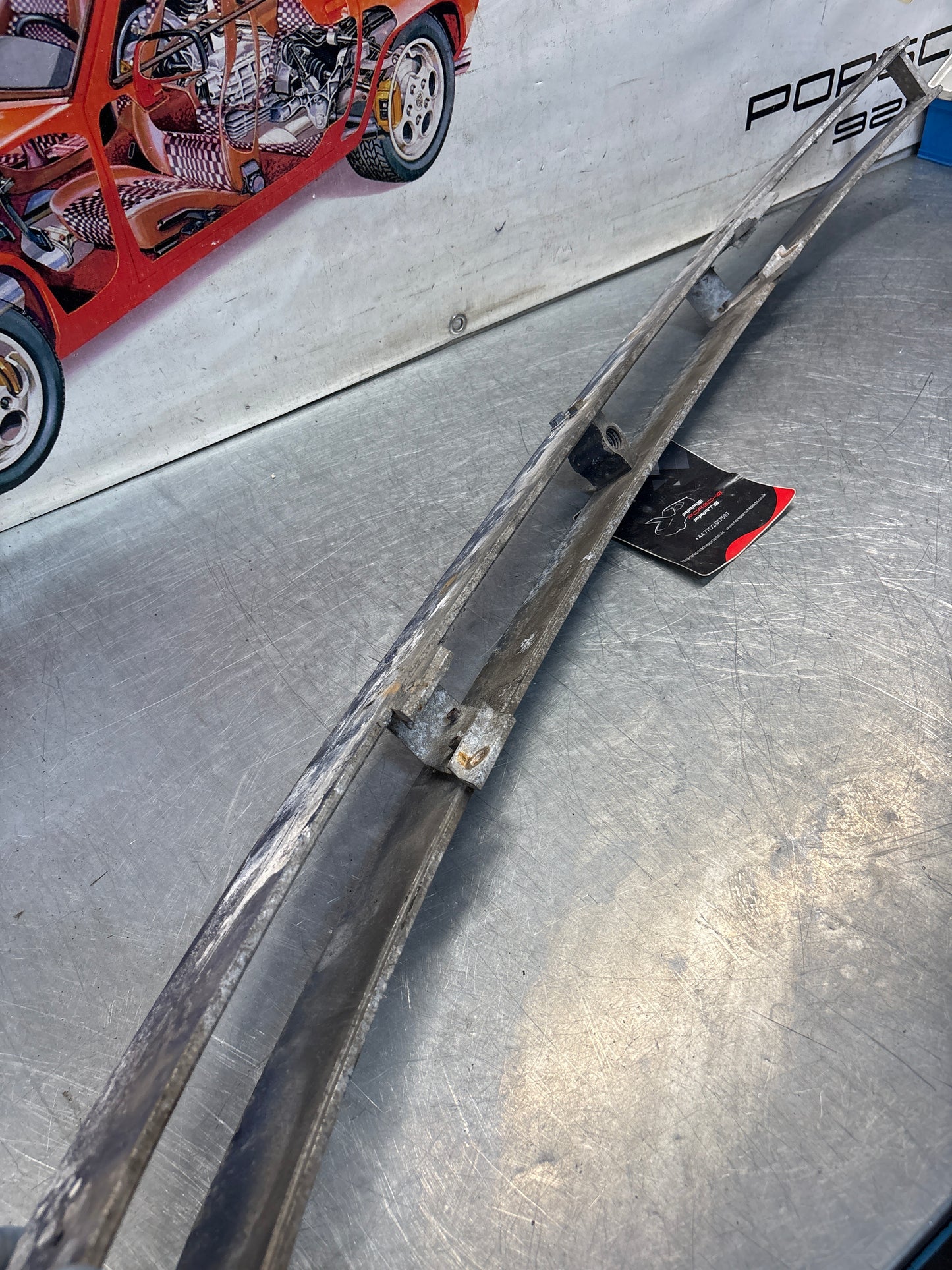 Porsche 944 S2 / turbo front bumper reinforcement panel support, 95150501000 used