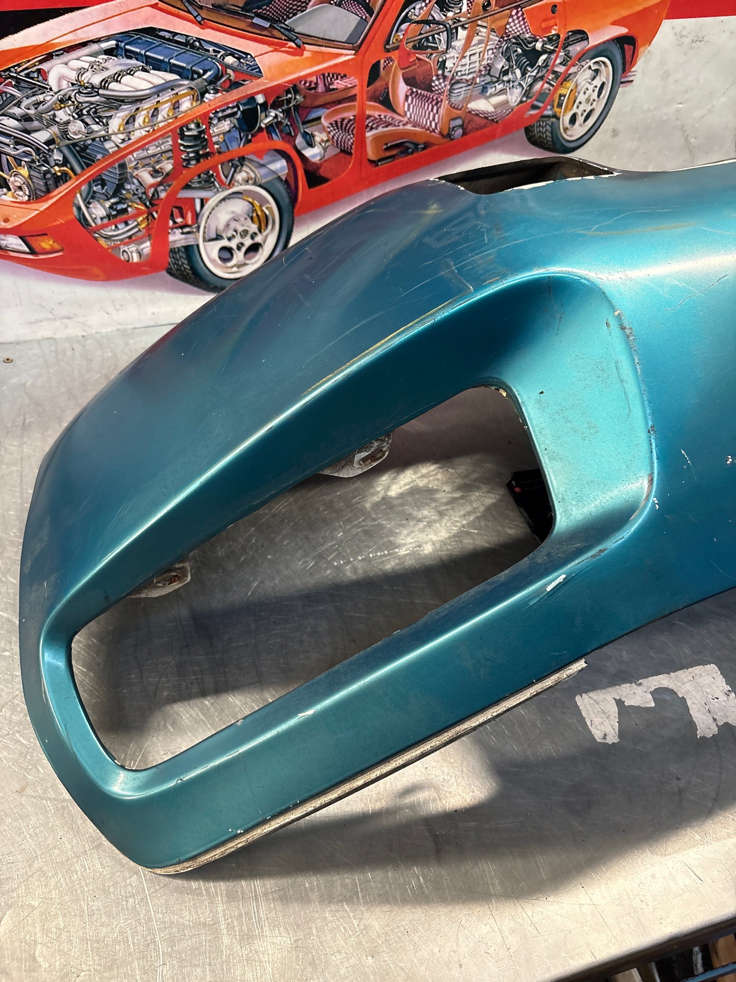 Porsche 928S rear bumper, used 92850502303 / 474181