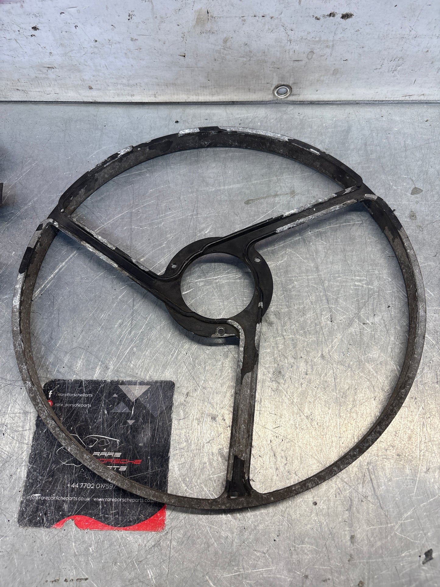 Porsche 928, 80- Air conditioner condenser  cooling  fan, genuine 92862410301 used