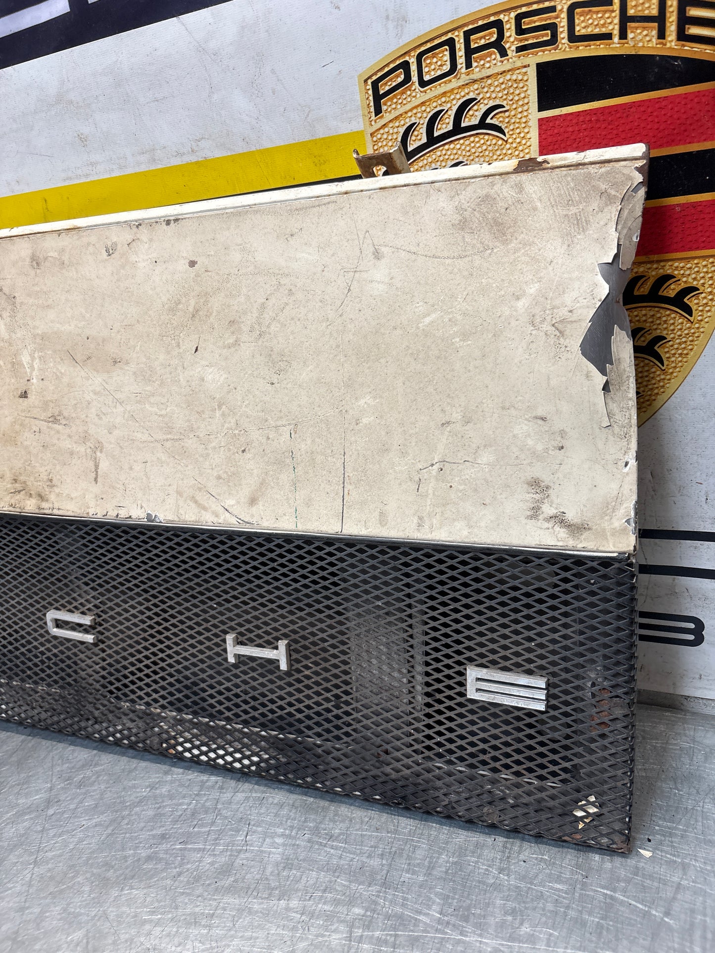 Porsche 914 rear bonnet engine lid cover, used 91451202210