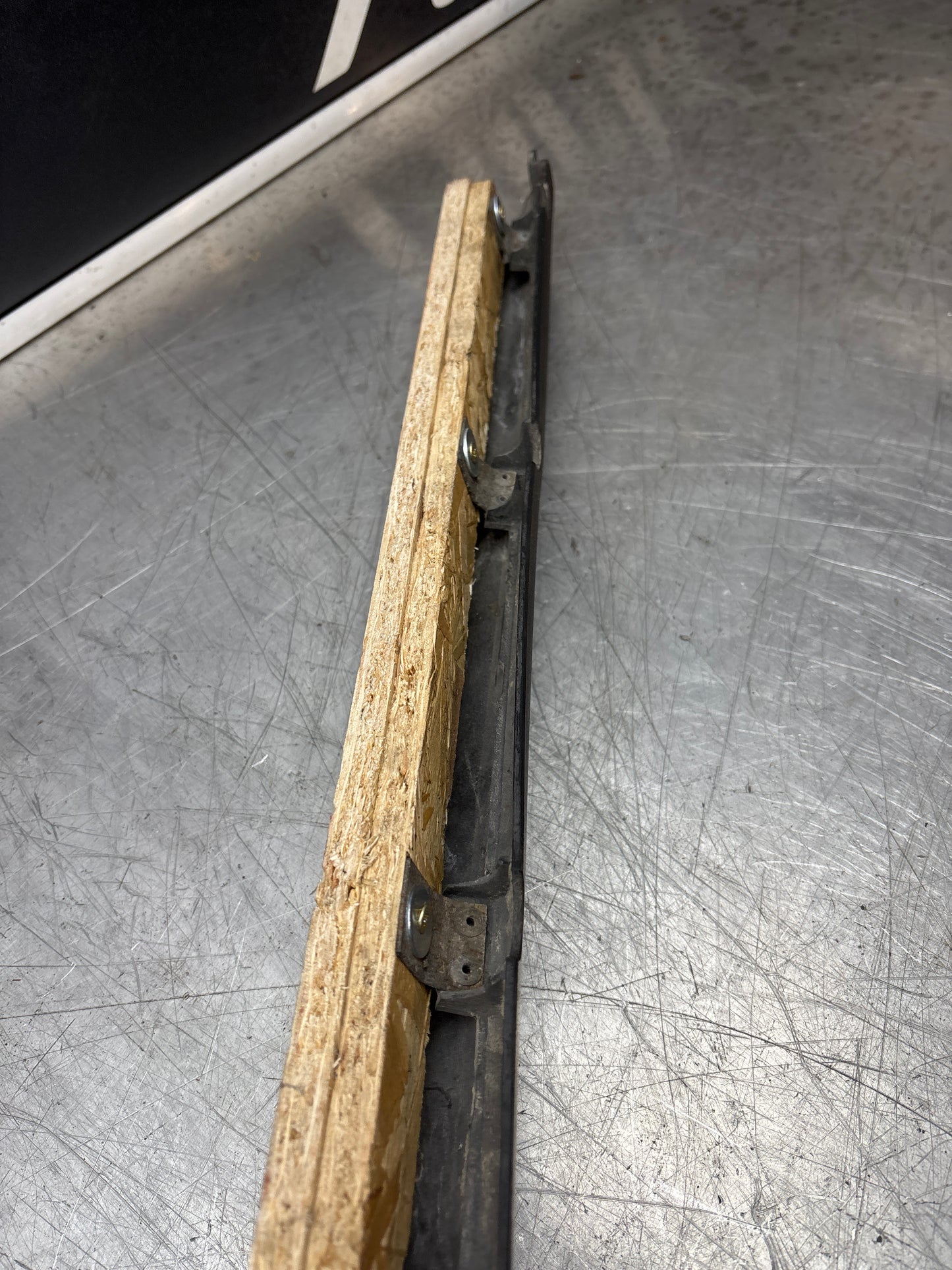 Porsche 944 convertible, cabrio lower door sill trim molding left side, used 94155920710