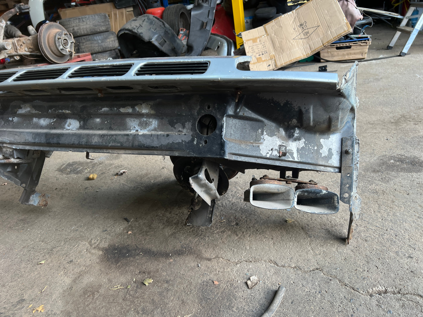 Porsche 924 Turbo front panel, badge panel used 477805593A