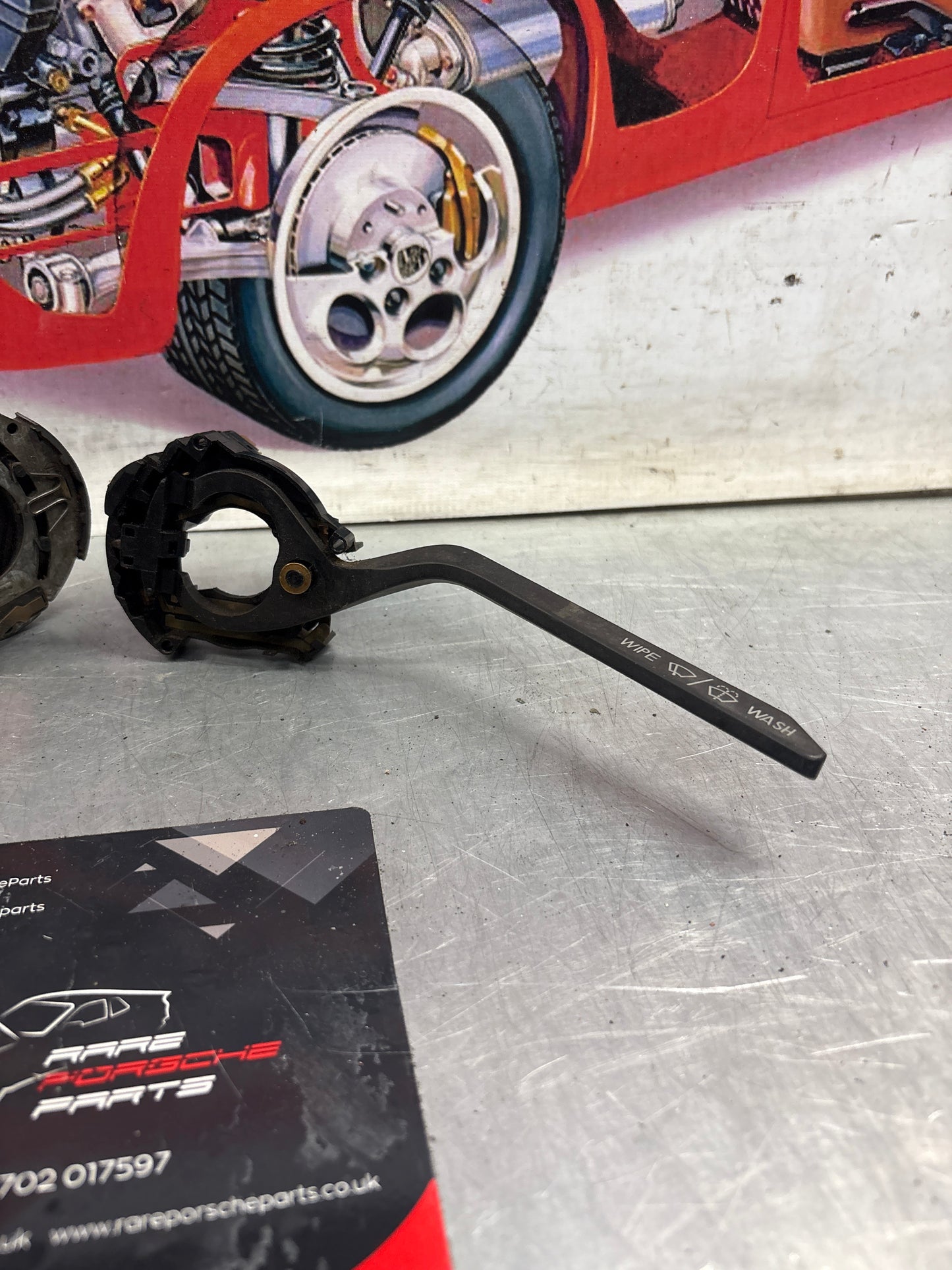 VW Golf I / Porsche 924 Indicator / Wiper stalks, used 171953503AD / 477953901