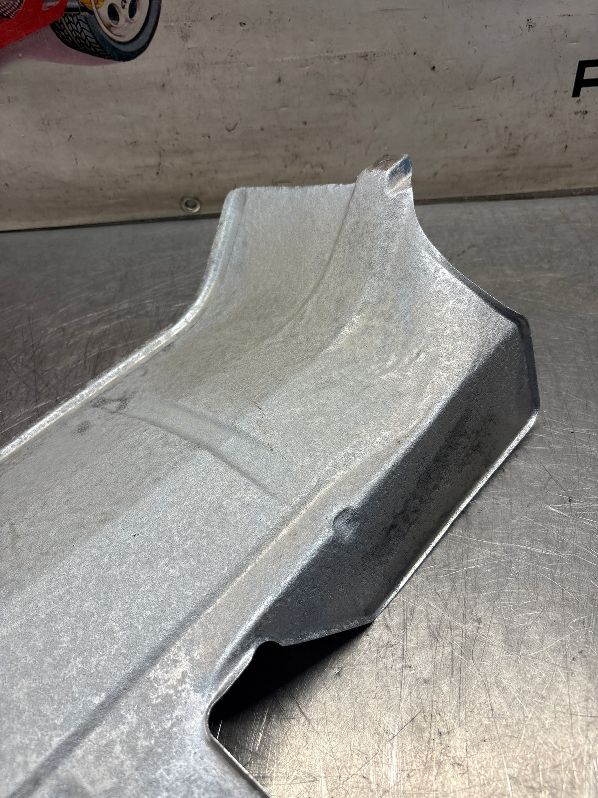 Porsche 924 early 76-79 automatic heat shield, refurbished 477813139A