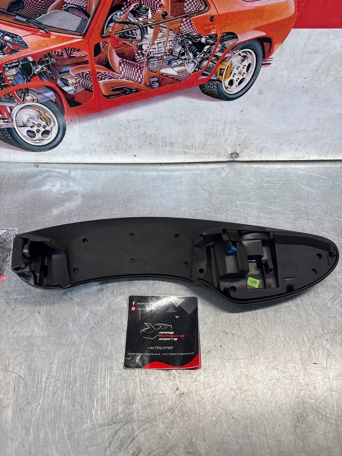 Porsche Boxster 986 dashboard cluster trim,black used 98655205500 / 98655205501