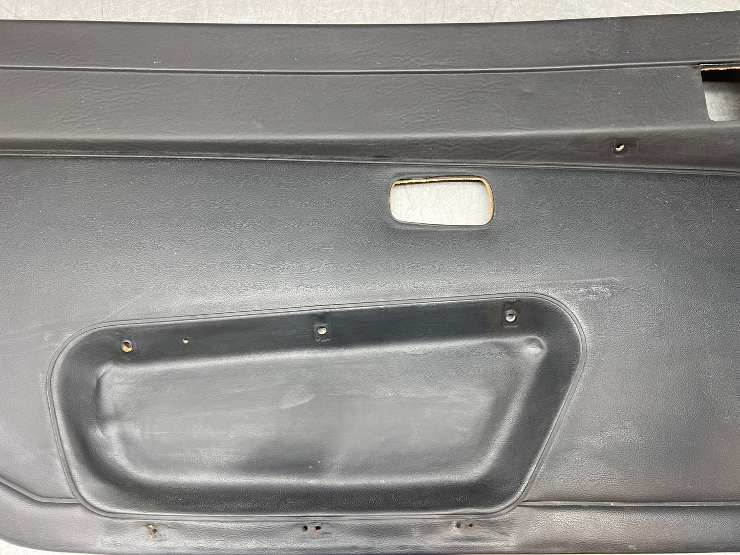 Porsche 924/944 early Porsche black door card used condition left side, Rhd, 478867011