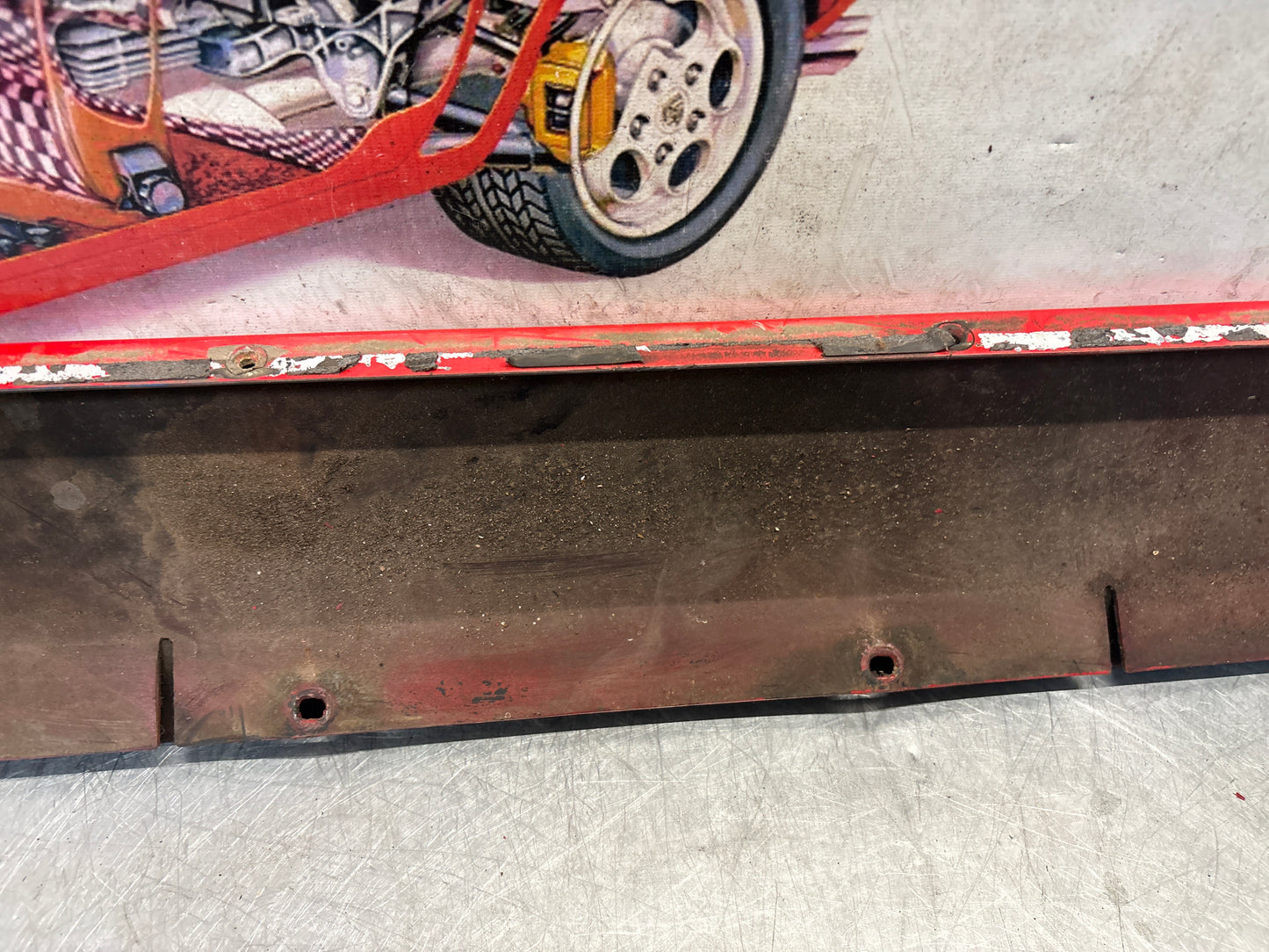 Porsche 928 S4 left sill cover, used 92855908502
