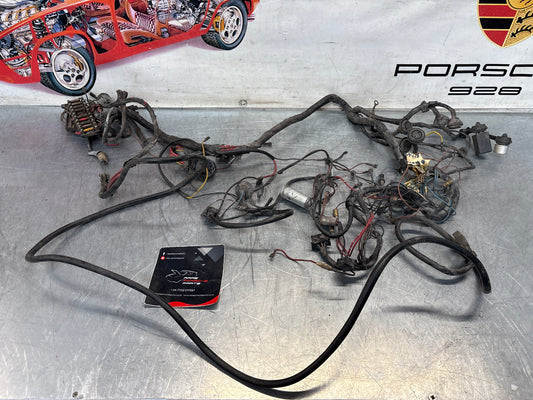 Porsche 911 F double battery rear end loom cut, for spares or repair 91161200200