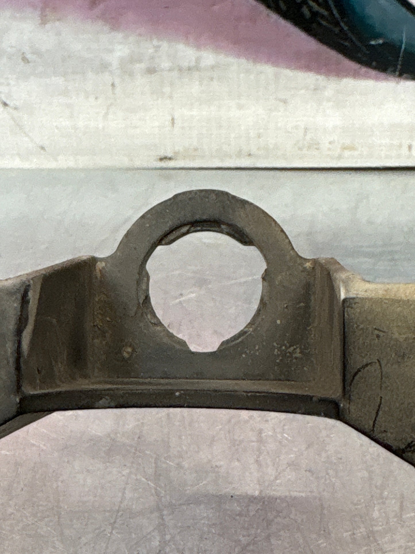 Porsche 928 headlight support arm, used 92875028502