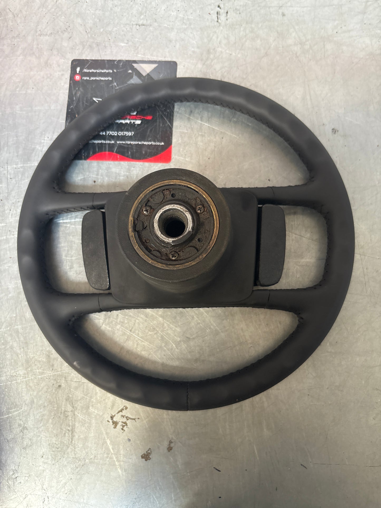 Porsche 944/924 Steering wheel, refurbished 19mm tube 477419091G /H