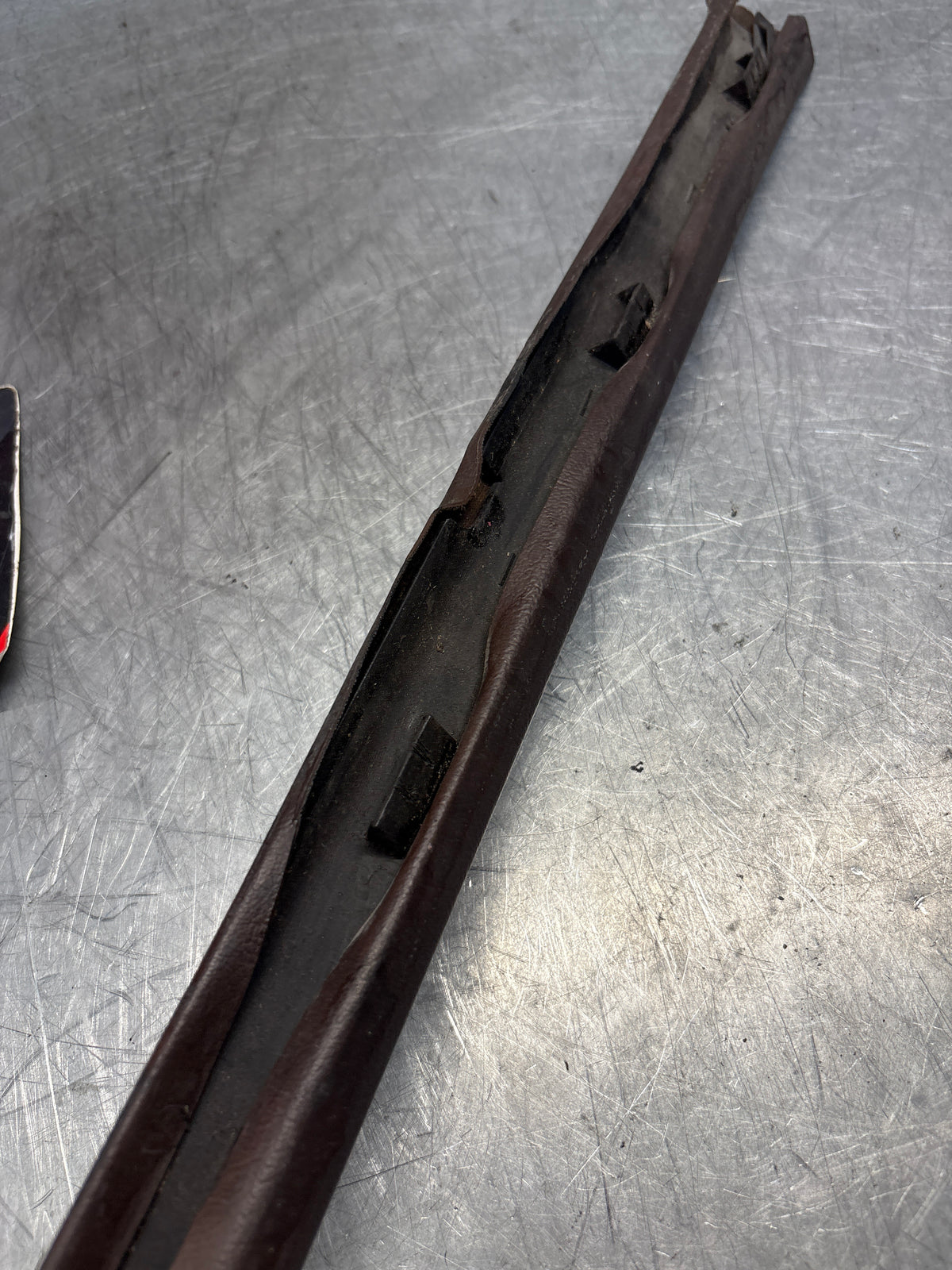 Porsche 928 tailgate trim, right, off side, brown, 92855503802, used