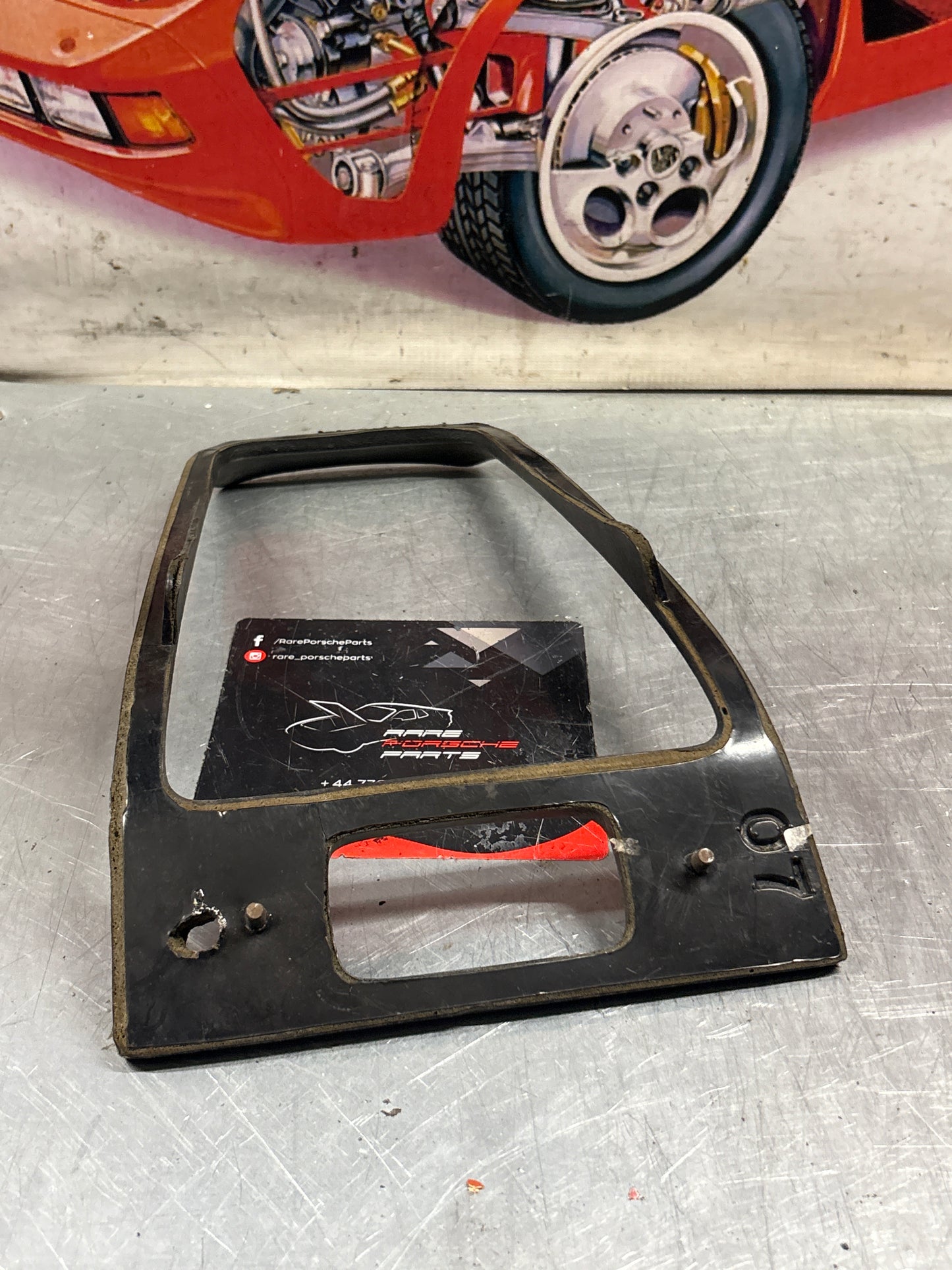 Porsche 928 Centre Console Gear Stick Surround Trim 92855204708 Black used