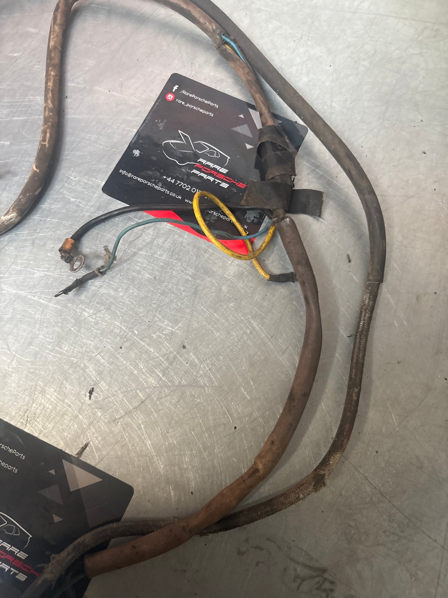 Porsche 924 positive + wiring harness loom, used