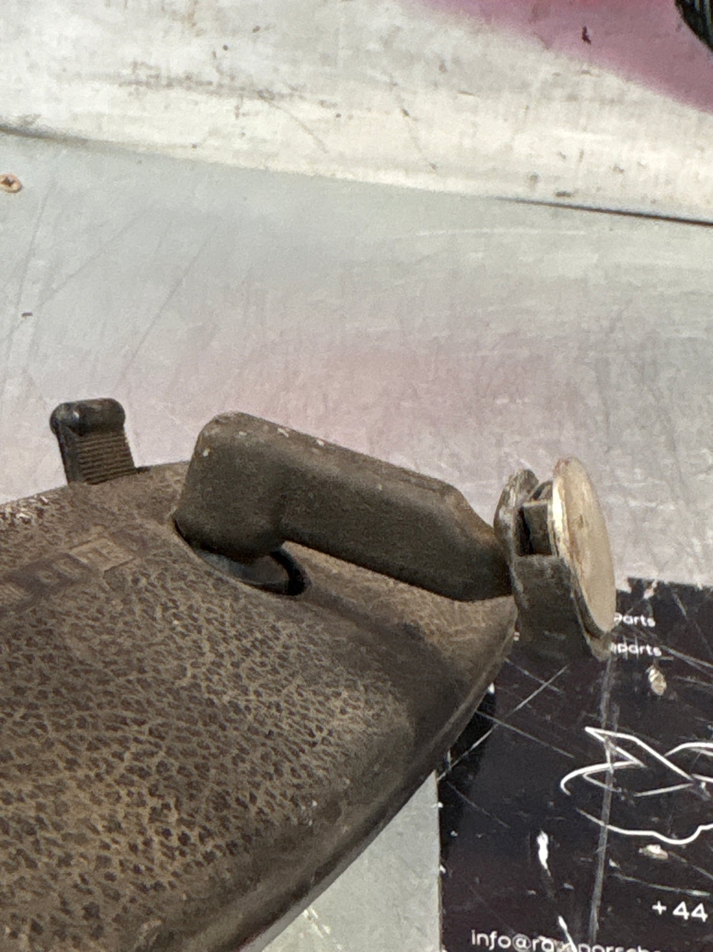 Porsche 924 944 rear view mirror used, for spares or repair 477857511