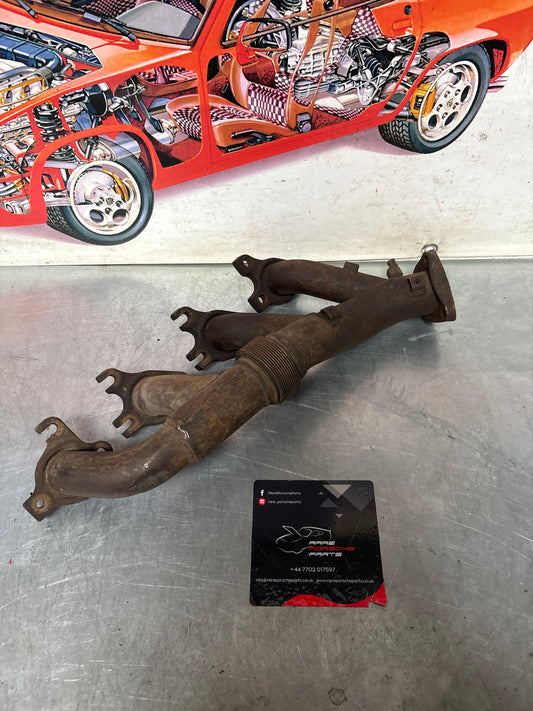 Porsche 928 S4 exhaust manifold, left 92811114507, used