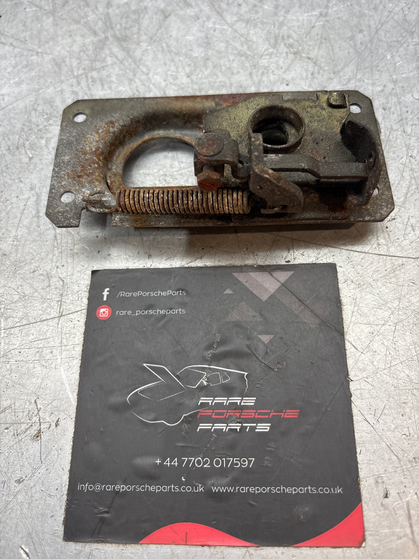 Porsche 924 944 Lower Bonnet catch latch 477823509, used