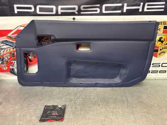 Porsche 944 blue door card, right  94455501801 refurbished, repainted.