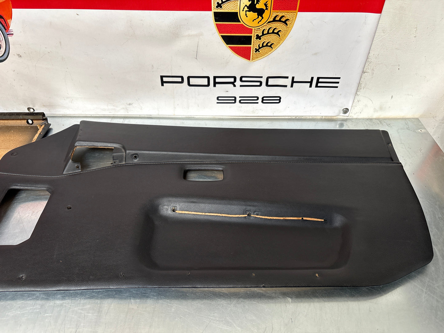 Porsche 944 pair of Used black door cards, 94455501801 / 94455501701