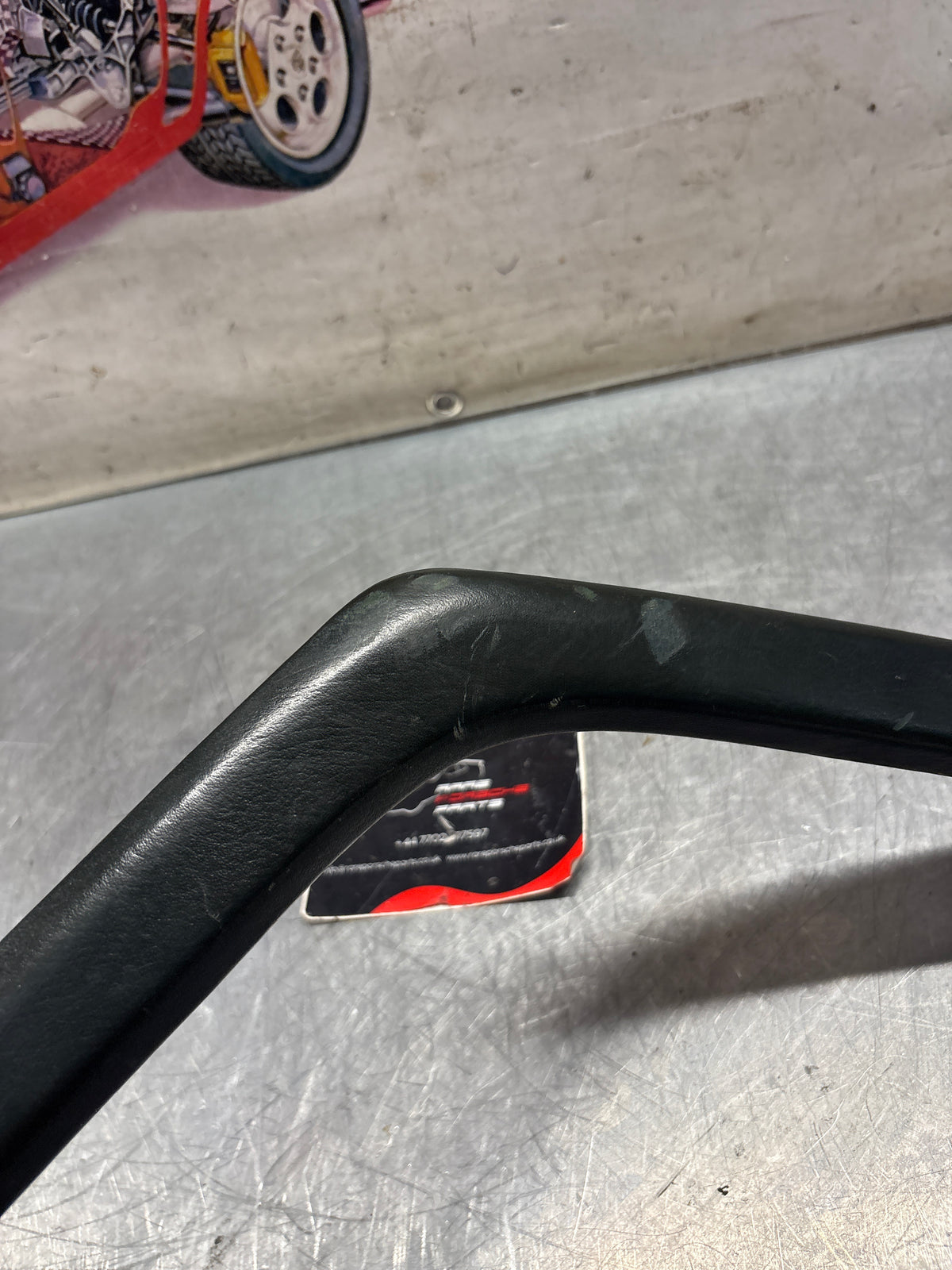 Porsche 928 right, off side door upper frame surround trim, green 92855502602, used
