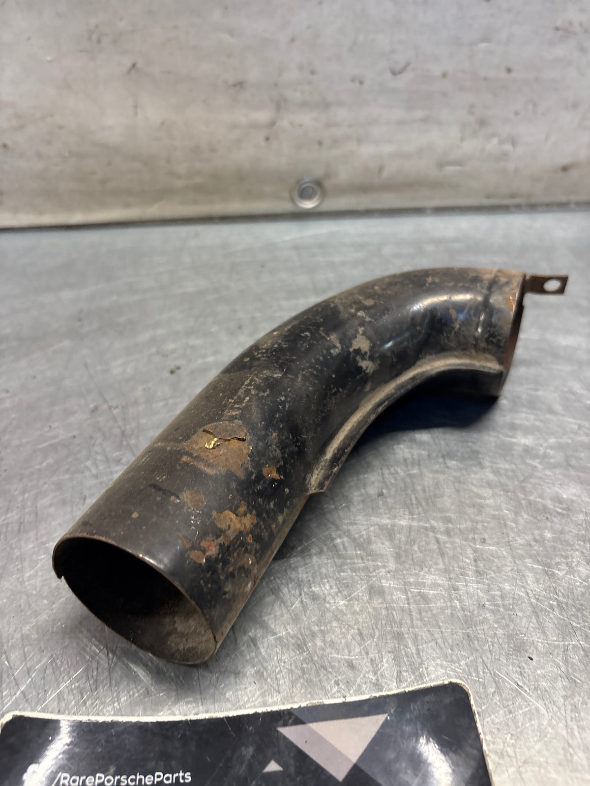Porsche 914 right side hot air manifold, for spares or repair PCG256332GRV