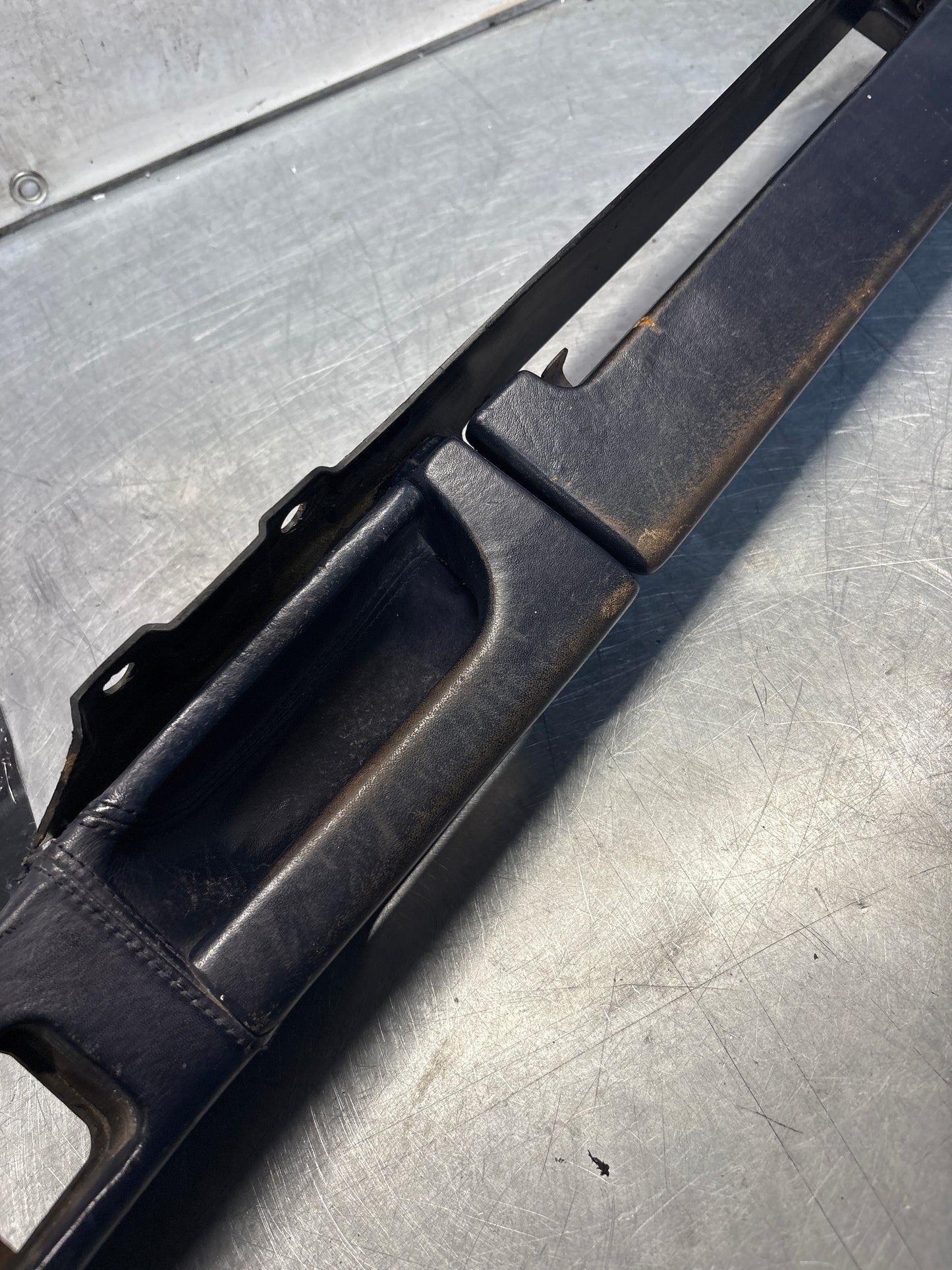 Porsche 928 blue door armrest, right, off side, 92855510203, used