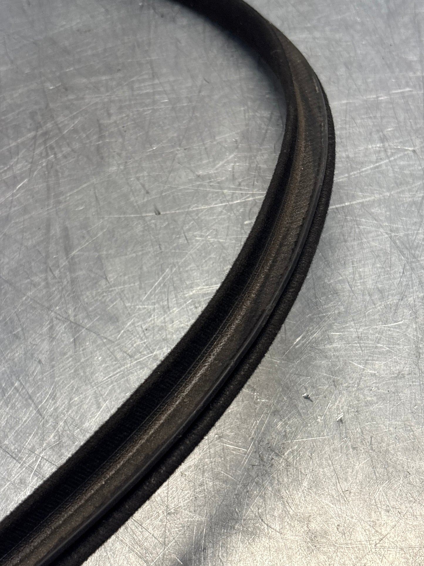 Porsche 928 Left side B pillar frame seal, used 92855557902