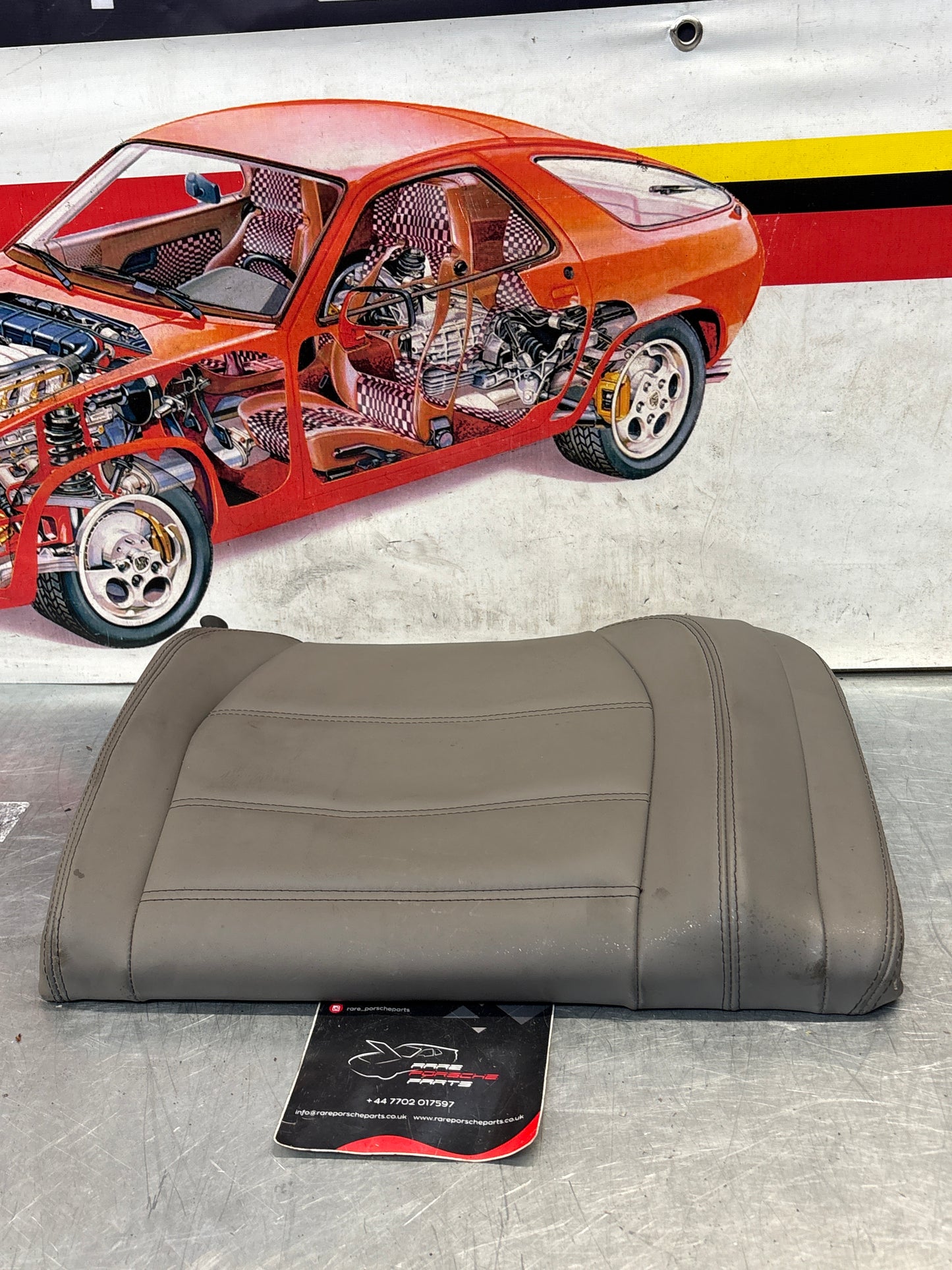 Porsche 911 996 rear right seat  backrest, grey, used 99652222102