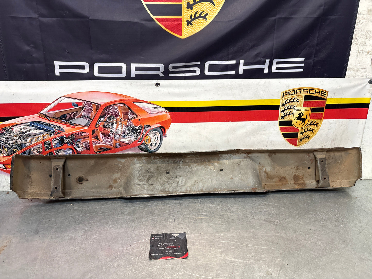 Porsche 914 rear bumper, used 91450509110