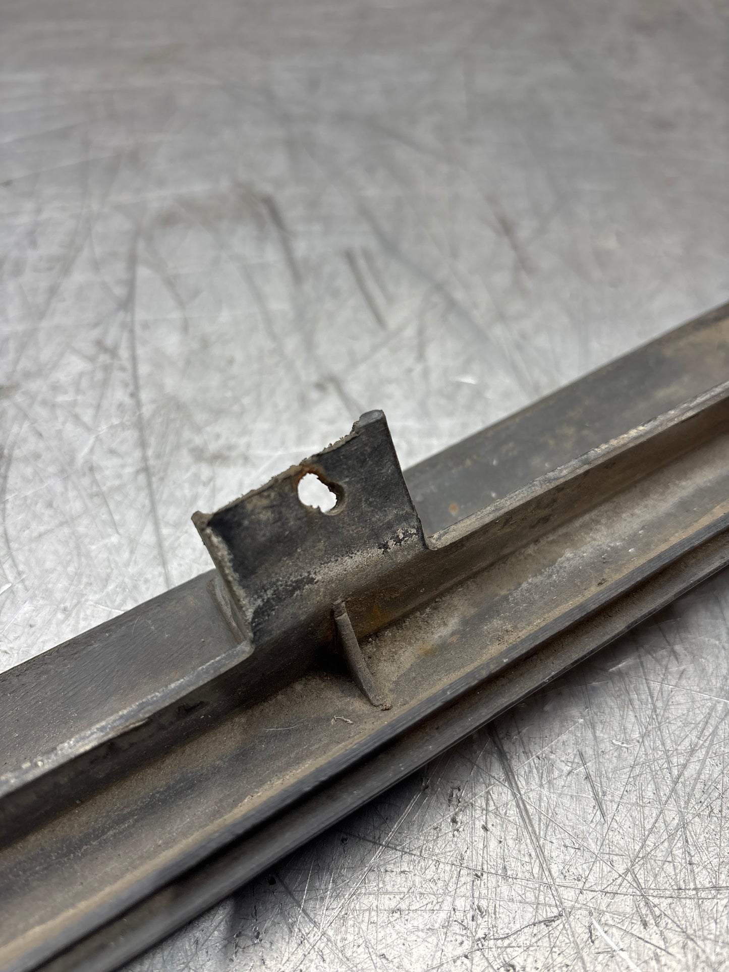 Porsche 944 lower door sill trim molding left side, used 95155919500