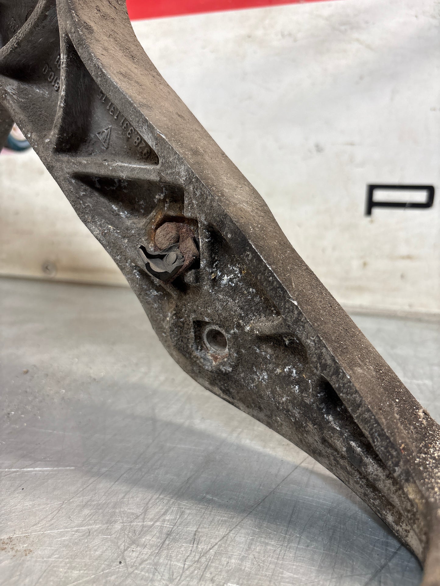 Porsche 928 rear gearbox subframe, used 92833113115