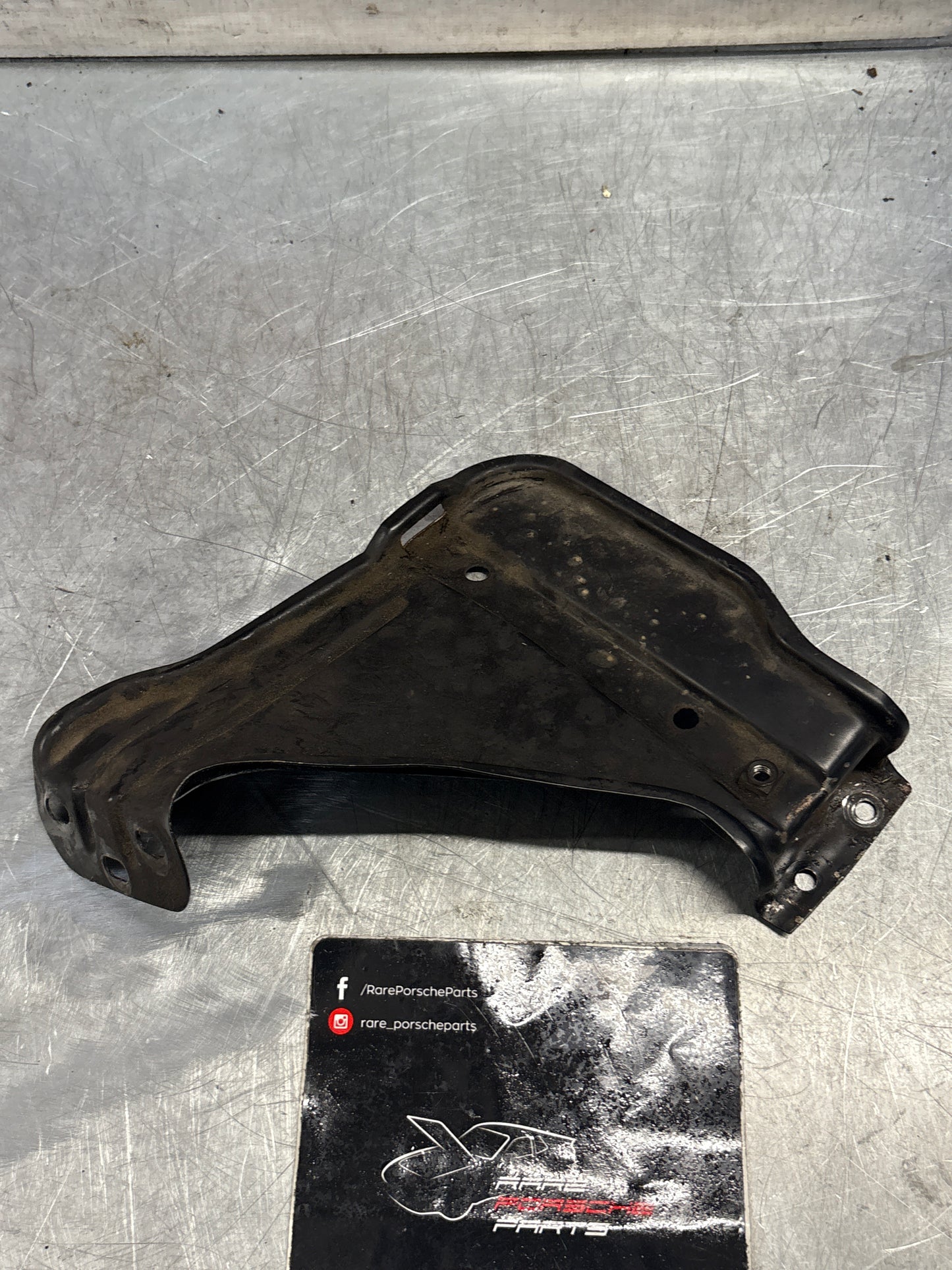 Porsche 924 coolant expansion tank bracket, used 477121413B