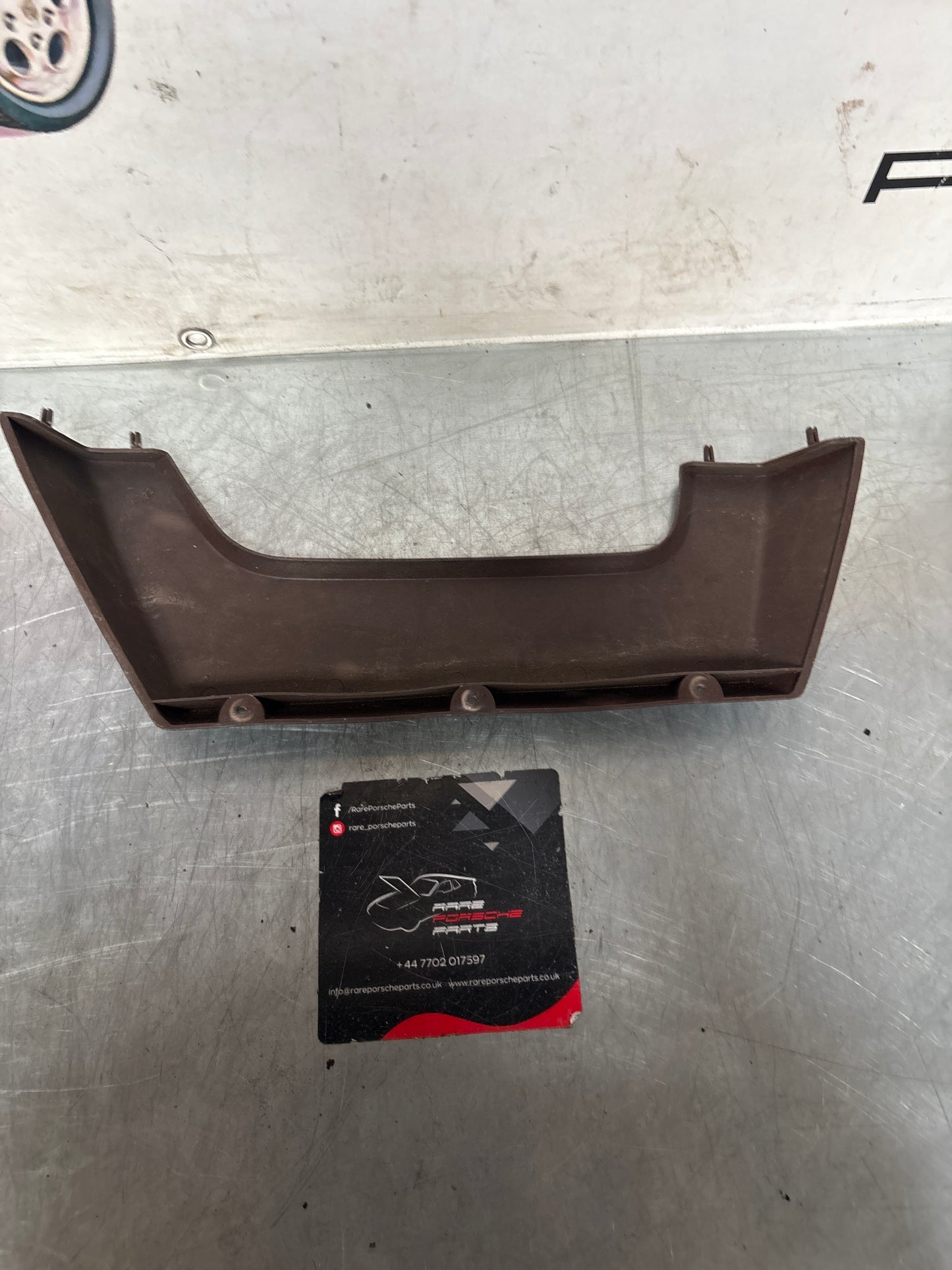 Porsche 924 left early brown door pockets, used  477867133