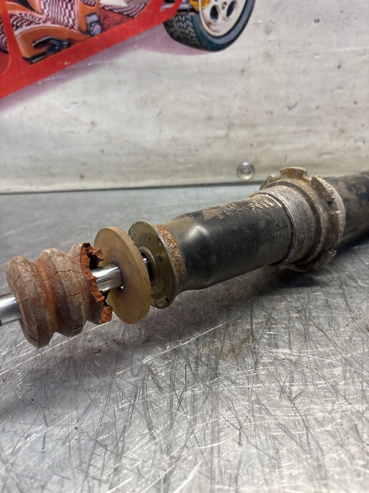 Porsche 911 964 rear shock absorber, used 96433305700