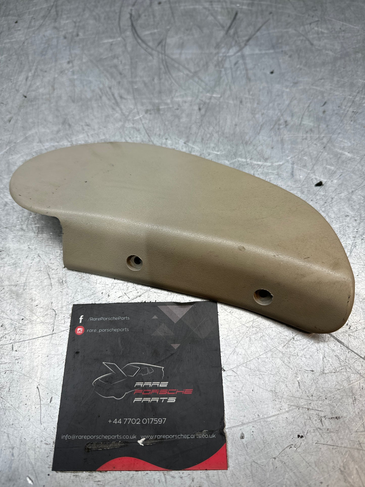 Porsche 944 928 seat hinge cover beige used left 9285214702