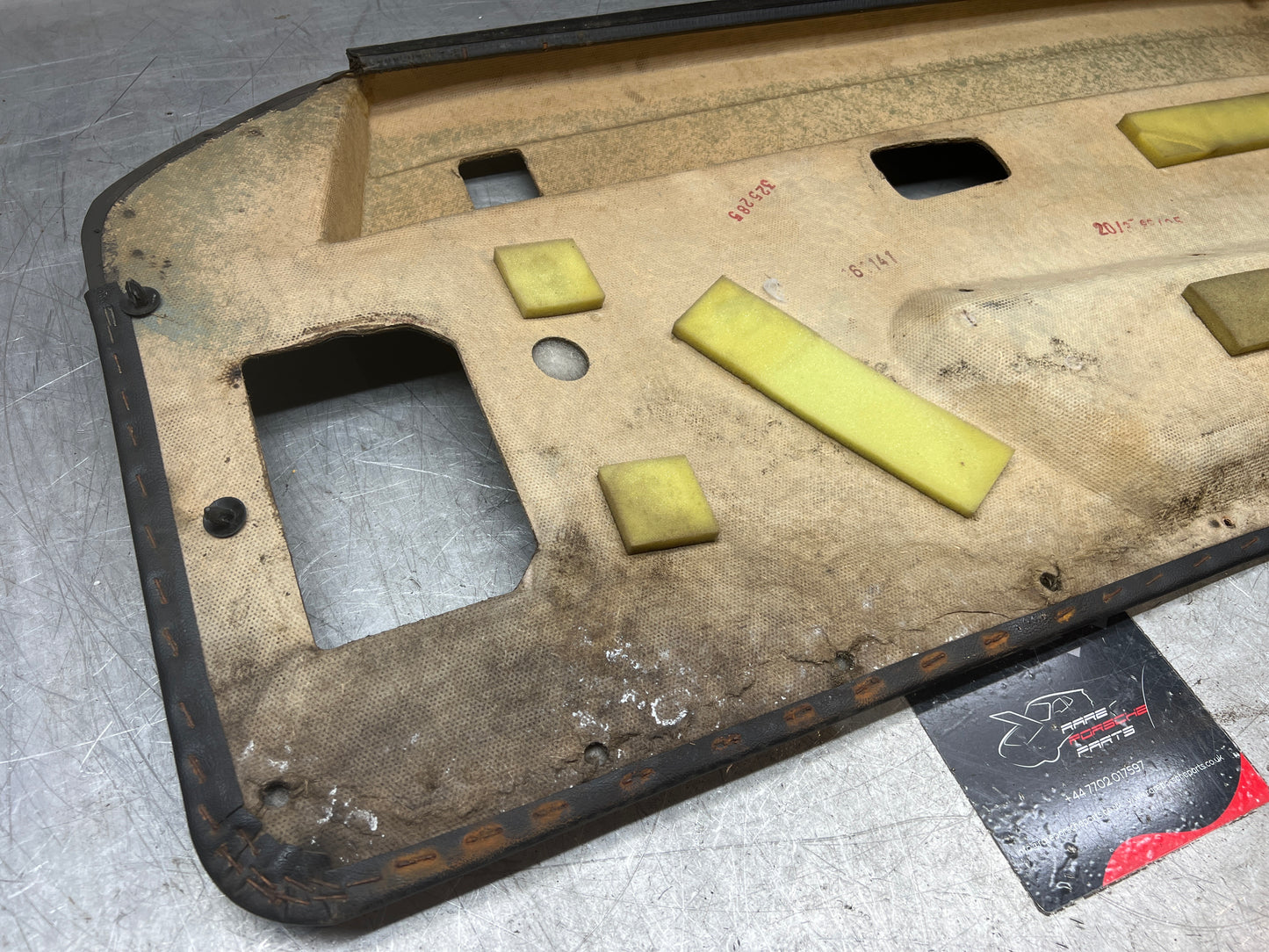 Porsche 924/944 early Porsche black door card used good condition left side, Rhd, 478867011