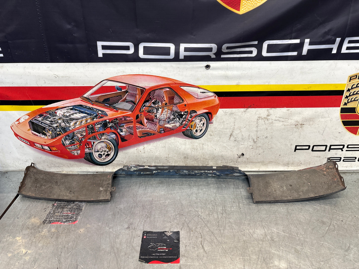 Porsche 924 Lower front valance, used, 94450303501  good condition