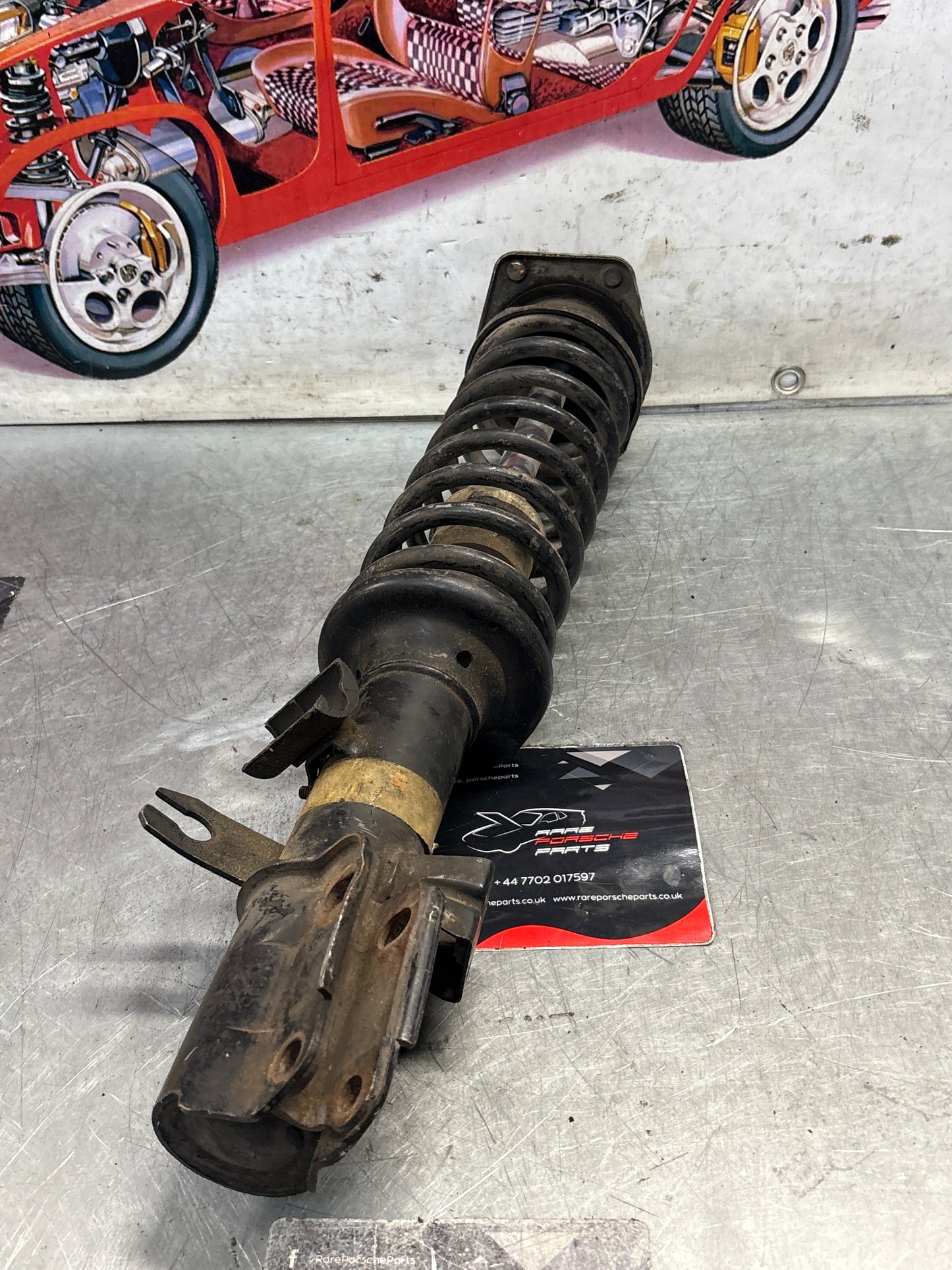 Porsche 944 S2 front shock absorber, used 95134303205