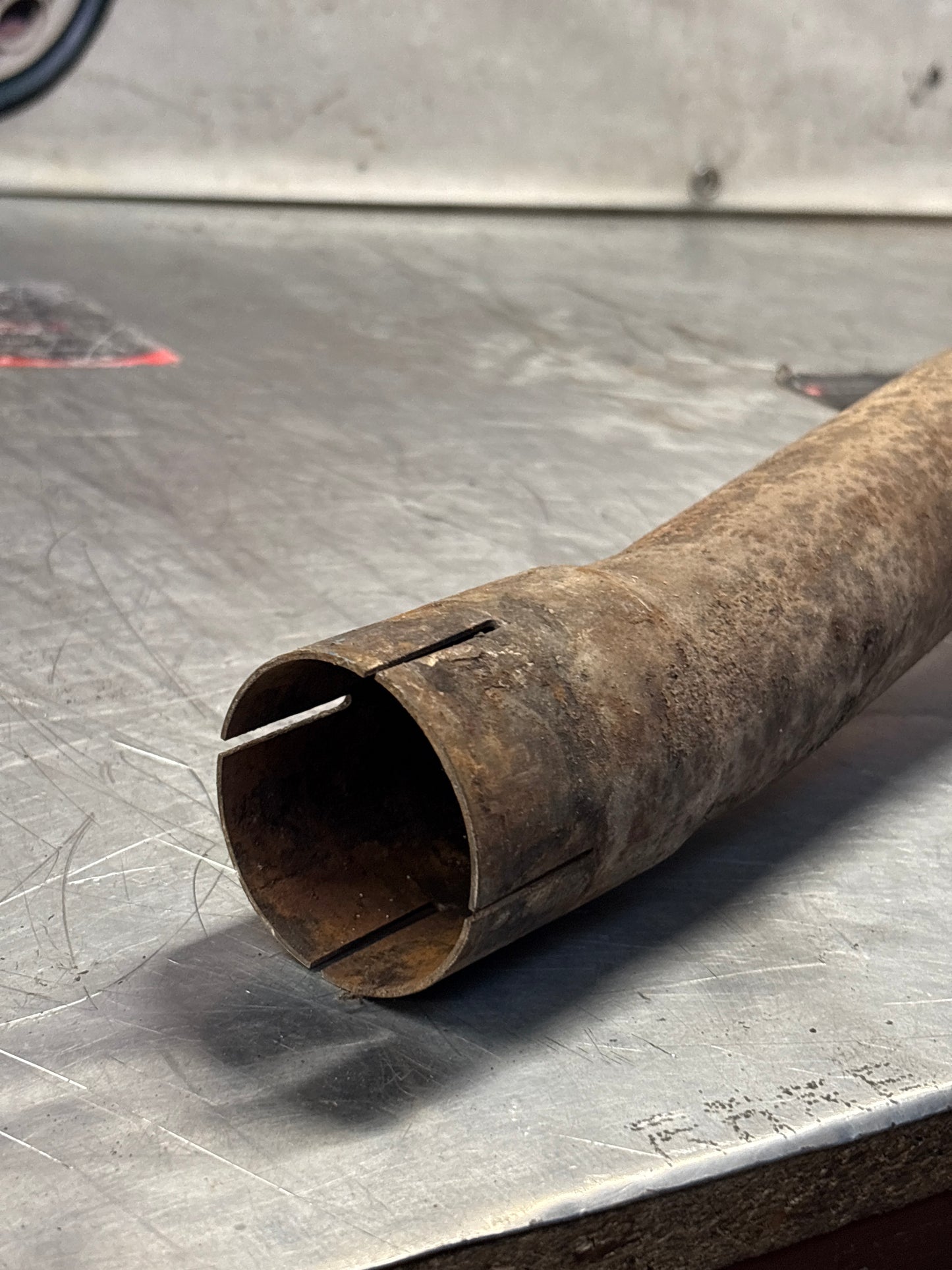 Porsche 928 S4 right middle silencer, used 92811109403